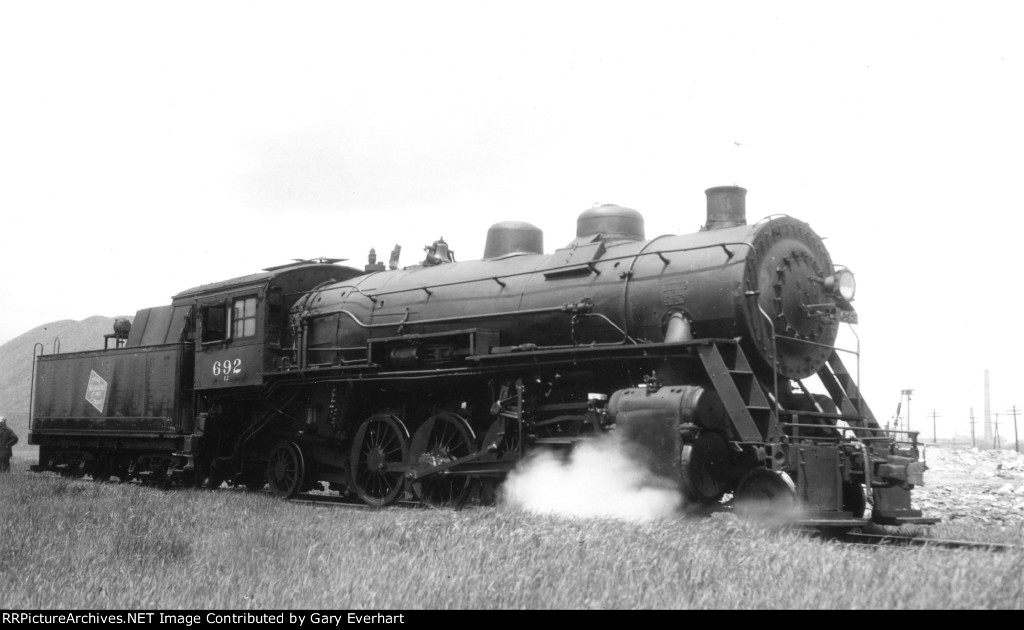 MILW 2-8-2 #692 - Milwaukee Road